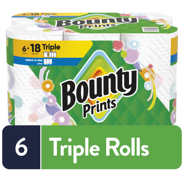 Bounty Paper Towels Select-A-Size