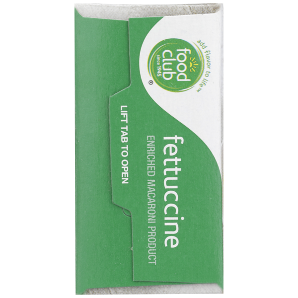Food Club Enriched Macaroni Product, Fettuccine