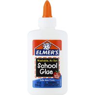 Elmer's School Glue, Washable, No Run️