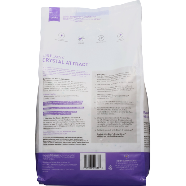 Dr. Elsey's Crystal Cat Litter with Cat Attract