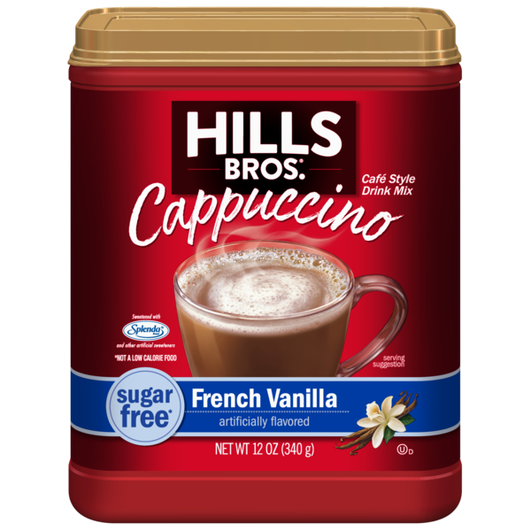 Hills Bros. Drink Mix, Sugar Free, French Vanilla