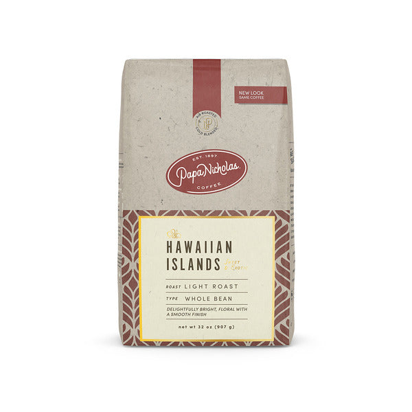 PapaNicholas Coffee Hawaiian Islands Blend, Ground Medium Roast Coffee