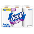 Scott 1000 Toilet Paper, Septic-Safe, Toilet Tissue
