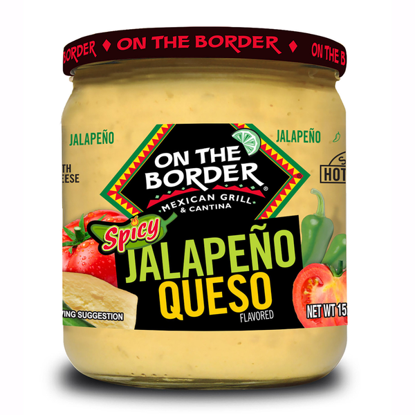 On The Border Spicy Jalapeño Queso Salsa