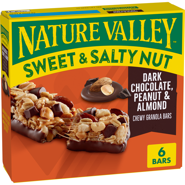 Nature Valley Dark Chocolate Peanut Almond Sweet and Salty Nut Bars