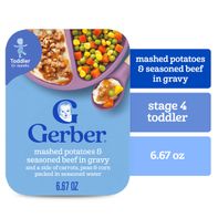 Gerber Mashed Potatoes & Seasoned Beef in Gravy To...
️