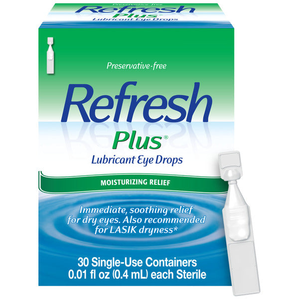 Refresh Plus Lubricant\nEye Drops Preservative-Free Artificial Tears
