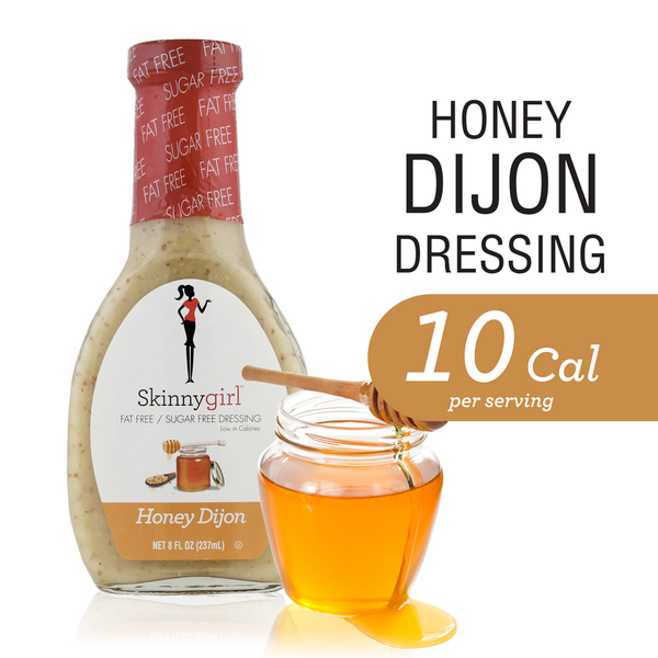 Skinnygirl Fat-Free | Sugar-Free Honey Dijon Salad Dressing, 8 FL OZ