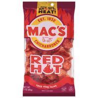 Mac's Red Hot Fried Pork Skins️