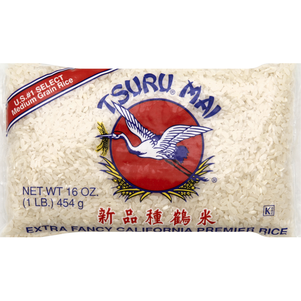 Tsuru Mai Rice, Extra Fancy California Premier, Medium Grain