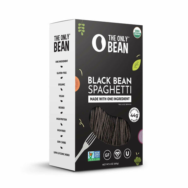 The Only Bean Black Bean Spaghetti (Organic & Gluten Free) Pasta Noodles