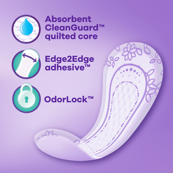 Always Daily Protect Liners, Long Length, Unscented