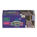 Blue Buffalo Wilderness High Protein Pate Wet Cat Food,, Chicken, Salmon & Duck Variety Pack