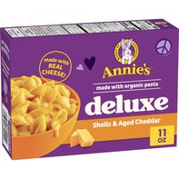 Annie's Deluxe Shells and Aged Cheddar Pasta and C...
️