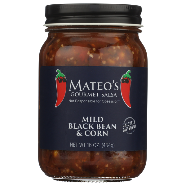Mateo's Gourmet Salsa Mateo's Black Bean & Corn Salsa