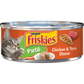 Purina Friskies Pate Wet Cat Food, Chicken & Tuna Dinner