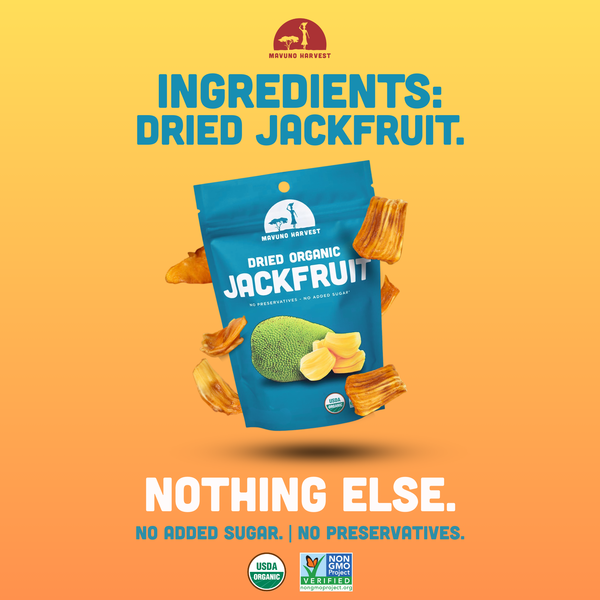 Mavuno Harvest Organic Dried Jackfruit
