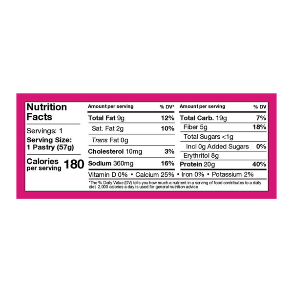 Legendary Foods Protein Pastry, Cherry Crumble Flavored