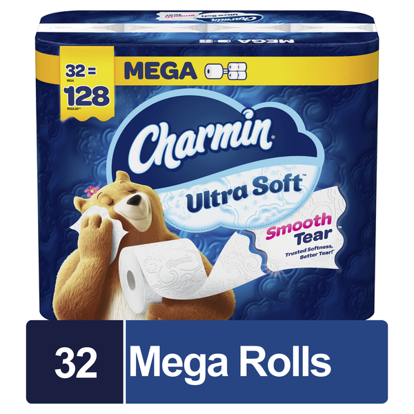 Charmin Ultra Soft Toilet Paper, Mega Rolls