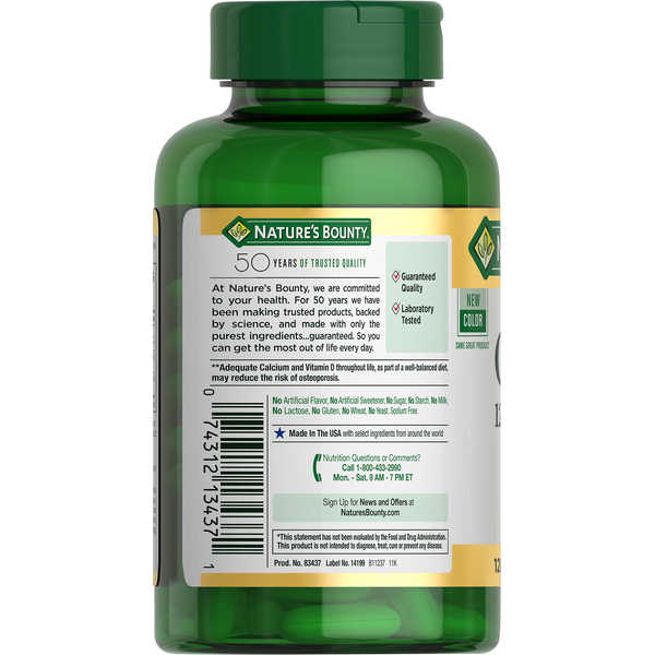Nature's Bounty Calcium Rapid Release Softgels