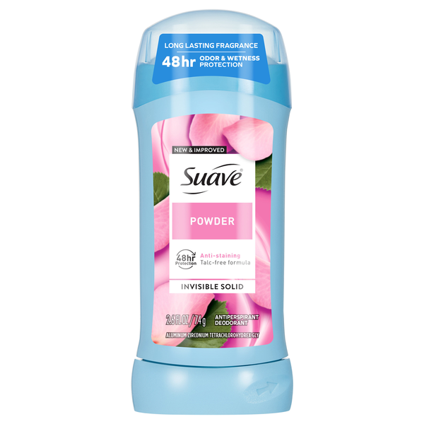Suave Invisible Solid Powder Antiperspirant Deodorant
