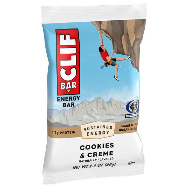 CLIF BAR Energy Protein Bars, Cookies & Creme, Non-Gmo 2.4 oz