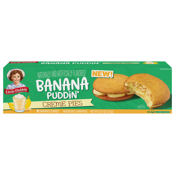 Little Debbie Banana Puddin' Creme Pies