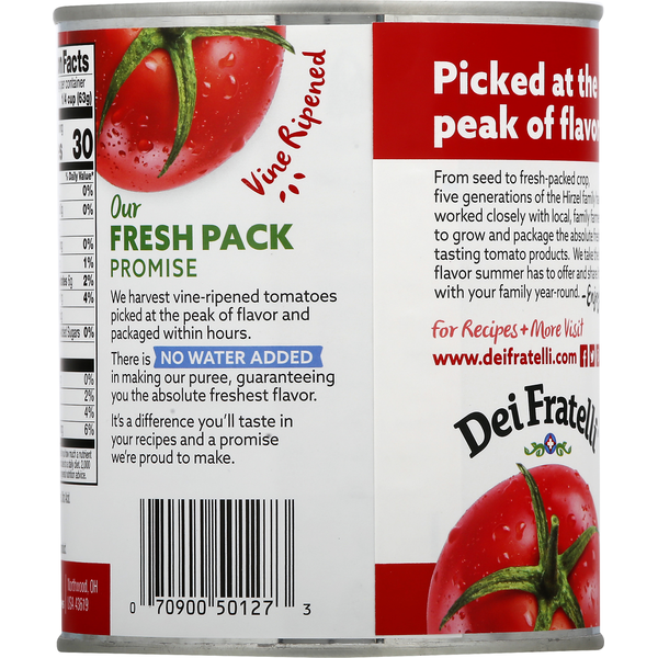 Dei Fratelli Tomato, Puree