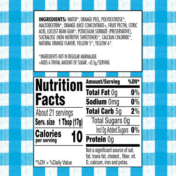 Smucker's Sugar Free Orange Marmalade