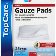 TopCare Gauze Pads, All One Size - 3 x 3️