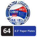 DIXIE Paper Plates, 8.5 Inch Lunch/Dinner Plate (Designs May Vary)