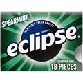 Eclipse Spearmint Sugar Free Chewing Gum Single Pack 18 Piece