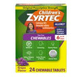 ZYRTEC 24 Hr 10 mg Allergy Chews for Ages 6+, Grap...
️