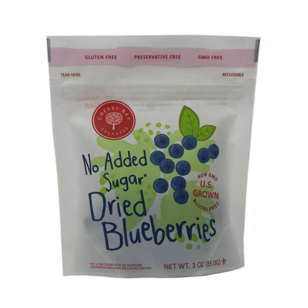 Cherry Bay Orchards No Sugar Added Dried Blueberries