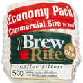 Brew Rite Coffee Filters, 12 Cup, Commercial Size, Economy Pack