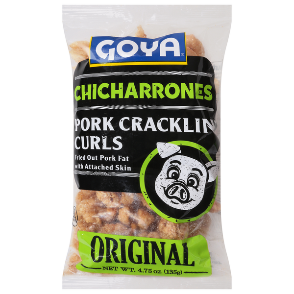 Goya Pork Cracklin' Curls, Original, Chicharrones