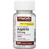 TopCare Aspirin, Regular Strength, 325 mg, Coated ...
️