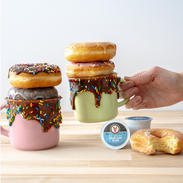 Victor Allen's Coffee Donut Shop Blend, Medium Roast, Single Serve Coffee Pods