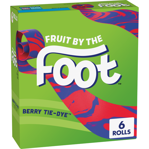 Fruit by the Foot Gluten Free Berry Tie Dye Fruit Flavored Snacks