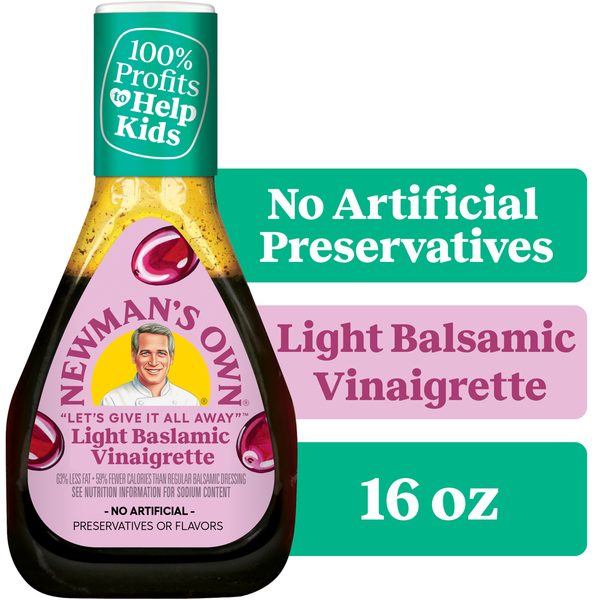 Newman's Own Dressing, Light Balsamic Vinaigrette
