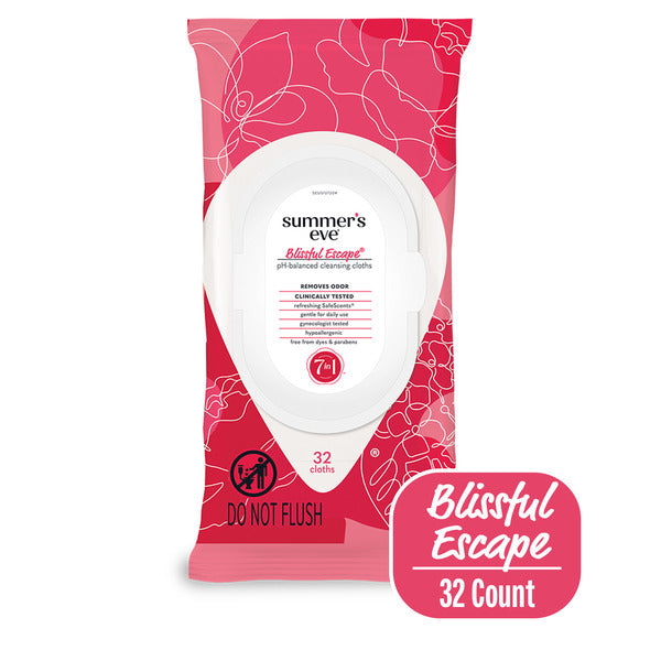 Summer's Eve Feminine Cleansing Wipes, Blissful Escape