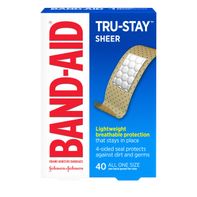 BAND-AID Tru-Stay Sheer Strips Adhesive Sterile Ba...
️