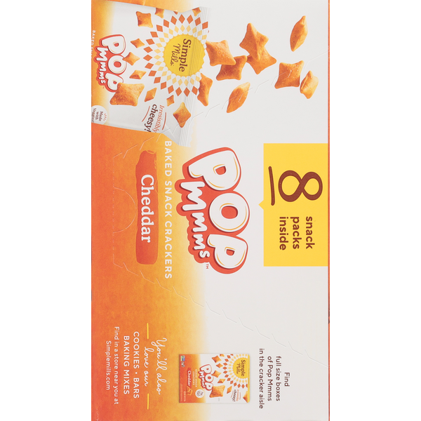 Simple Mills  Snack Crackers, Cheddar, Baked