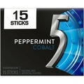 5 GUM Peppermint Cobalt Sugar Free Chewing Gum️