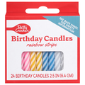 Betty Crocker Rainbow Stripe Birthday Candles