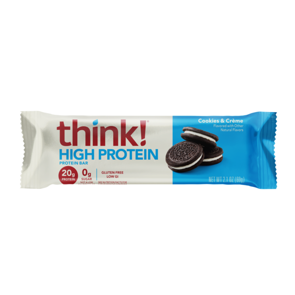 think! High Protein Cookies and Creme Bar