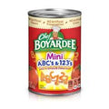 Chef Boyardee Mini ABC's and 123's in Tomato Sauce...
️