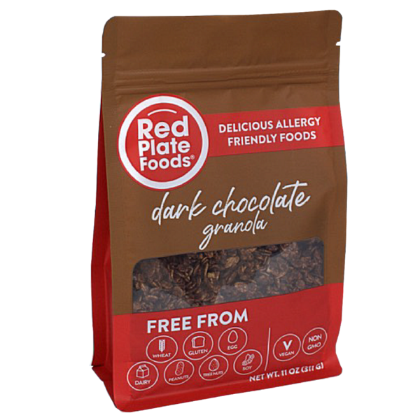 Red Plate Foods Dark Chocolate Granola, Gluten Free & Peanut Free