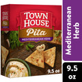 Town House Pita Mediterranean Herb Oven Baked Crackers, Salty Snacks, 9.5 oz