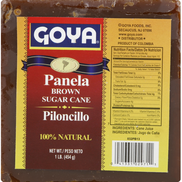 Goya Sugar Cane, Brown, Panela